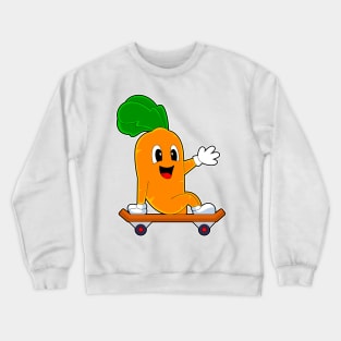 Carrot Skater Skateboard Sports Crewneck Sweatshirt